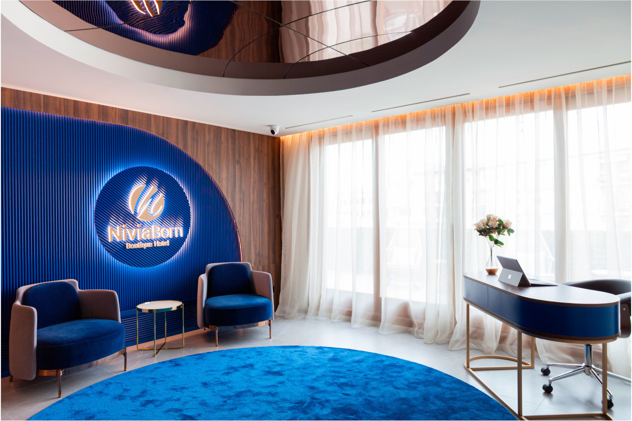 Recepción Nivia Born Boutique Hotel